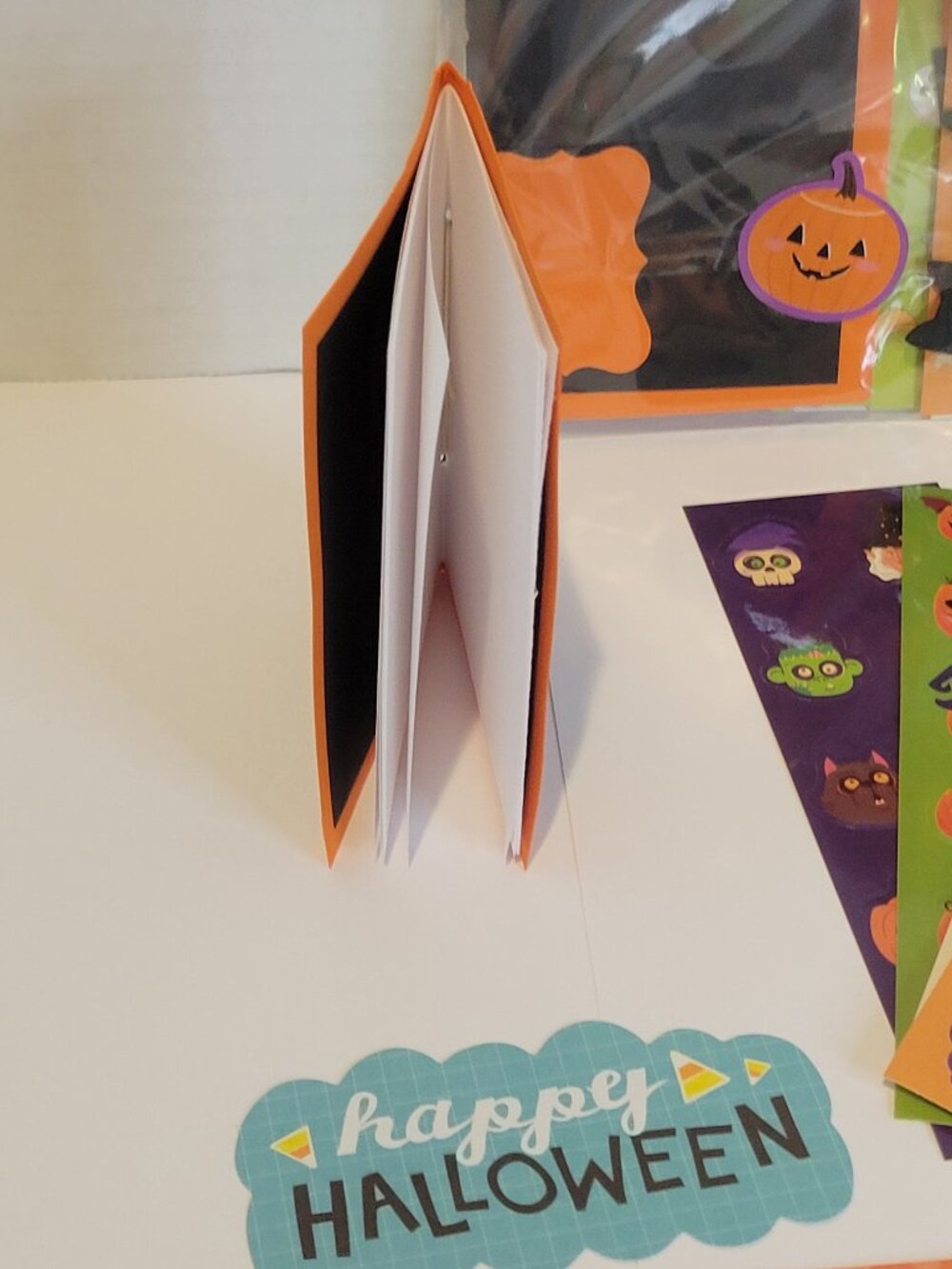 Kid's Halloween Junk Journal Ephemera Pack (Lot of 2) Handmade - Picture 3 of 5